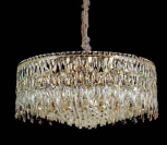 Подвесная люстра Fluorite The Empress FL1061-22P (220V, хрусталь, на цепи, круглые)