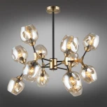 Потолочная люстра на штанге Omnilux 934 OML-93407-12 (220V, шарики)