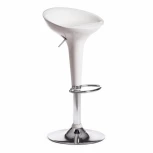 Стул барный NAIL (mod. KY801) белый/хром (металл/пластик)