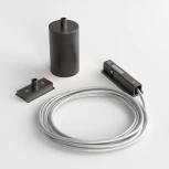 Подвесной комплект для подключения трековой системы освещения к питанию титан боковой Elektrostandard Line Magnetic 85009/00 (48V)