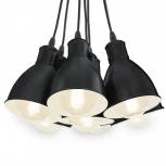 Подвесной светильник Eglo Priddy 49467 (220V, на проводе, круглые, паук)