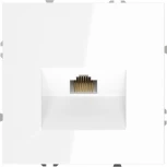 Розетка Ethernet RJ-45 (белый глянцевый) Voltum S70 VLS060101