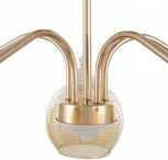 Потолочная люстра на штанге Arte Milano Napoli 327719/5 FG+WH (220V, шар)