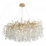 Подвесная люстра хрустальная Modelux MODESTYLE MS.2108.1200 GD