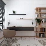 Настенный светильник с выключателем Novotech Fermo 359436 черный LED 5W+3W 220V 3000K (круглые)