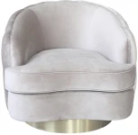 Кресло Garda Decor 87YY-1827 BG (Хром/Светло-серый)