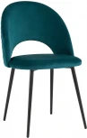 Стул Stool Group Меган NEW велюр с ромбами сине-зелёный УТ000035477