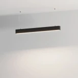 Подвесной линейный светильник LED SP-LINE-HANG-6085-L995-38W Day4000 (RAL9005, 120 deg, 230V) IP33 (Arlight, Металл) 051973 (на тросе)