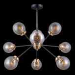 Потолочная люстра на штанге Citilux Планета CL105295 (220V, шарики, молекулы)