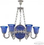 Подвесная люстра Bohemia Florence 71003P/6/175 Ni P2 U Clear-Blue/H-1J
