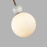 Подвесной светильник Odeon Light Lolla 4359/1A бронзовый/белый/камень/металл IP20 E14 40W 220V