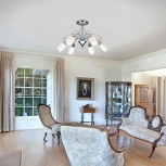 Потолочная люстра Eurosvet 22080 22080/6 хром