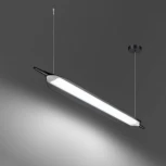 Подвесной светильник Novotech Ala 359544 черный диммируемый со сменой цв.температуры (сенсор) LED 32W 2700/4000/6000K 220V (регулировка яркости, сенсорный выключатель, на тросе)