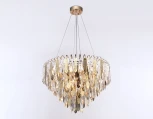 Подвесная люстра каскадная Ambrella TRADITIONAL TR5258 (220V, хрусталь, на тросе)