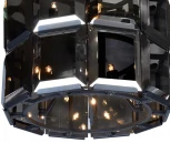 Подвесная люстра iLamp Panorama 10490-5+5P BK (220V, на цепи, круглые)