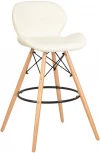 Стул барный BUTTERFLY BAR (ножки светлый бук, цвет кремовый)