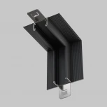 Коннектор угловой внутренний, встраиваемый, черный Maytoni Accessories for tracks Basity TRA172ICL-12B