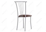Стул Woodville на металлокаркасе Grigori горький шоколад / светлый мусс 453988