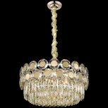 Подвесная люстра Wertmark Claudia WE134.12.303 (220V, хрусталь, на цепи, круглые)