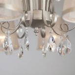 Потолочная люстра Eurosvet Liona 60065/8 серебро (220V)