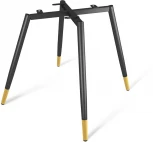 Стул Sheffilton SHT-ST42-1/S95-1 кофейный трюфель/черный муар/золото от фабрики Sheffilton