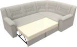 Диван угловой Карелия правый угол (Бежевый/Рогожка) Лига Диванов арт.122829