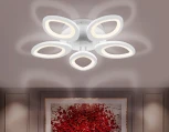 Потолочная люстра Ambrella Acrylica FA4492 (регулировка яркости, LED, 220V, пульт управления, цветы)
