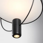 Подвесной светильник Odeon Light Orbit 7029/2L черный/бел матовый металл/акрил черный поворотный на 150 LED GU10 2*7W ORBITE (220V, на проводе)