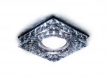 Встраиваемый точечный светильник Ambrella Декоративные Кристалл Led+mr16 S251 BK