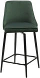 Полубарный стул ПАРКЕР H-30 Изумрудный, велюр / черный каркас, поворот.360 град., M-City 688M05133