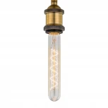 Ретро лампочка накаливания Эдисона цилиндр желтая колба E27 40 Вт 2600K диммируемая Citilux Эдисон T3032G40