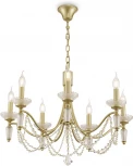 Подвесная люстра Freya Zoe FR2009PL-07G (220V, на цепи, свеча)