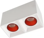 Накладной точечный светильник Denkirs DK3030 DK3085-WH+RD (220V)