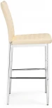 Барный стул Woodville Teon beige / chrome 15514