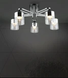 Потолочная люстра Wedo Light Vizer WD3618/5C-BK-CR-CL