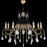 Подвесная люстра Reluce 04752-0.4-08 (220V, подвески, на цепи, подсвечник, свеча)