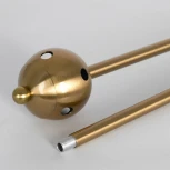 Потолочная люстра на штанге Lussole Greensboro LSP-8826 (220V, шарики, молекулы, IP21)