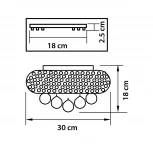 Потолочный светильник Osgona Monile 704034
