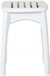 Табурет Массив-решетка снег от фабрики Mebelik
