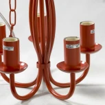 Подвесная люстра Lussole Lgo Congress GRLSP-9915 (220V, на цепи, свеча, IP21)