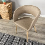 Стул R-Home Hugs beige/нат.дуб