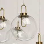 Подвесной светильник DeMarkt Крайс 657011307 (LED, 220V, на проводе, шарики, паук)