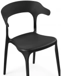 Пластиковый стул Woodville Vite black 15597