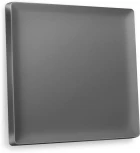 Лицевая панель Ambrella Volt ALFA (Антрацит серый) для 1-клавишных выключателей QUANT AP6510