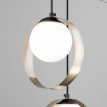 Подвесной светильник Eurosvet Dublin 50205/3 черный/бронза (220V, на проводе, шарики, кольцо)