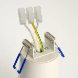 Светильник потолочный Feron ML185 Barrel BELL 48416 MR16 35W, GU10, белый (220V, круглые)