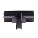 Коннектор Т-образный для встраиваемого магнитного шинопровода AM Group MAGNET AM402 LL-20C Т-образный (48V)