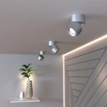 Накладной точечный светильник Elektrostandard Klips DLR031 15W 4200K 3100 серебро матовый