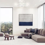 Потолочная люстра Atreus 10259/6 LED*186W White (регулировка яркости, 220V, пульт управления, цветы)