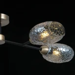 Потолочная люстра на штанге ILLUMICO IL0285-4CSQ-79 BK AB (220V)